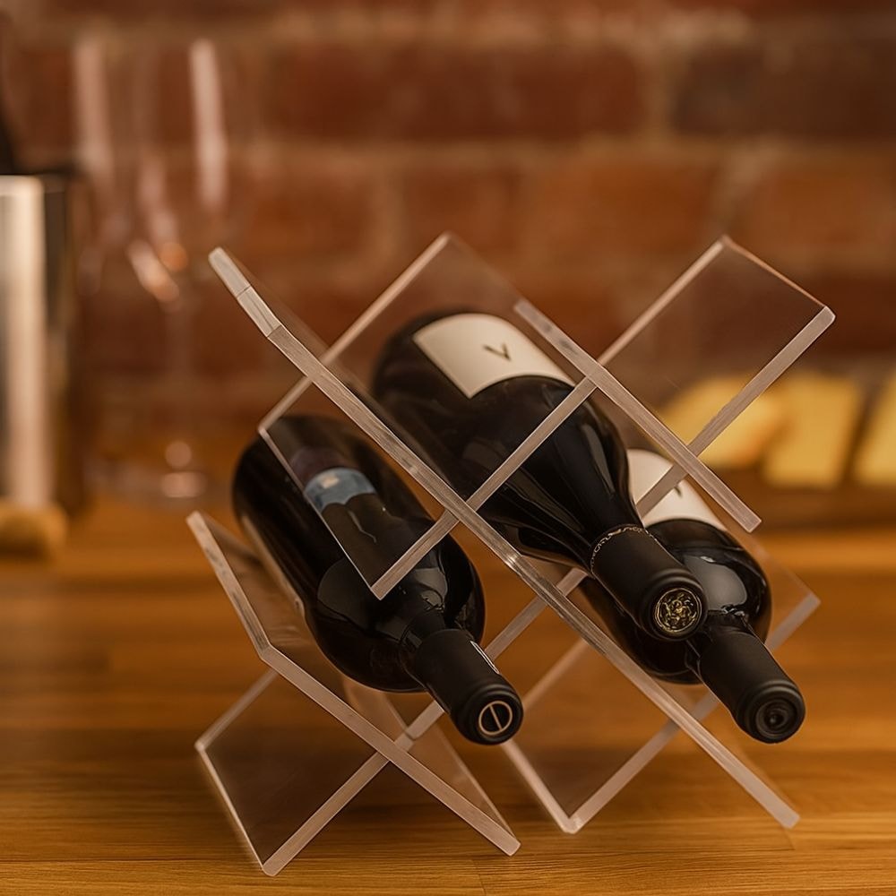 Adega em Acrílico Cristal para Vinhos