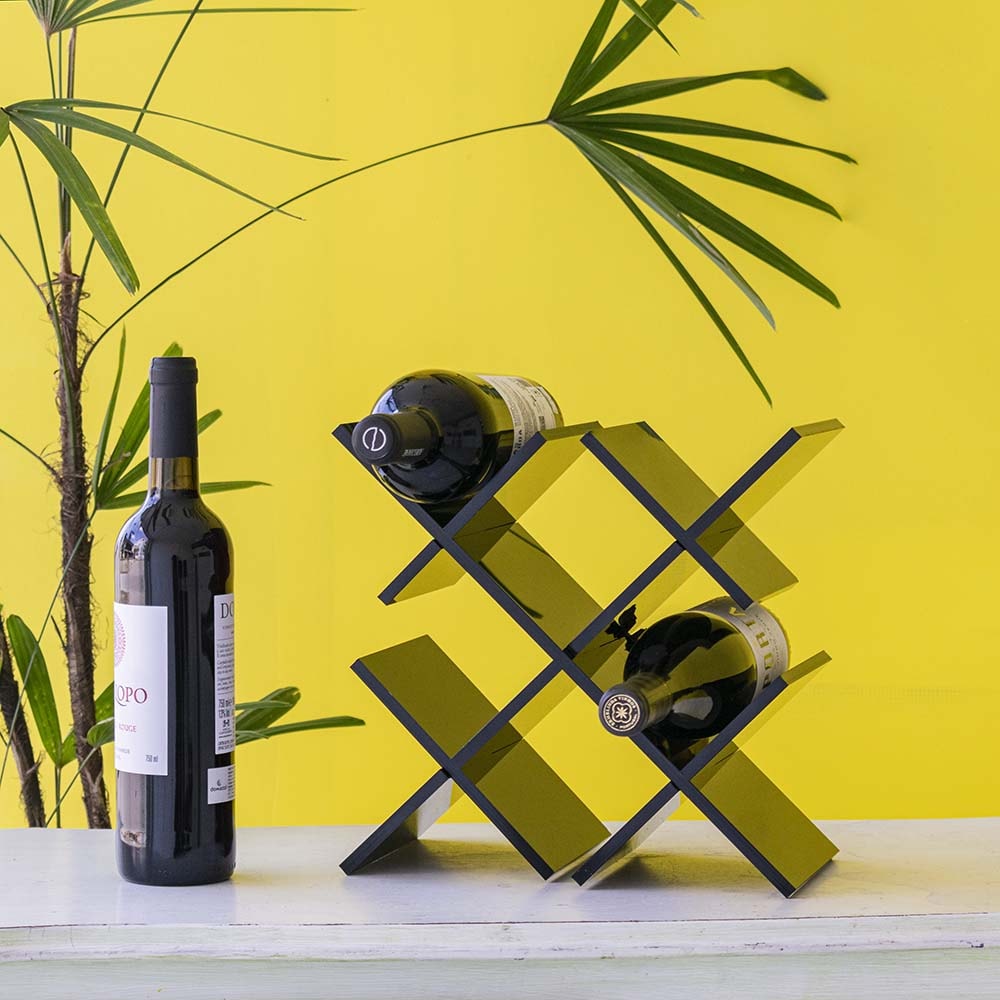 Adega em Acrílico Preto para Vinhos Adega em Acrílico Preto para Vinhos