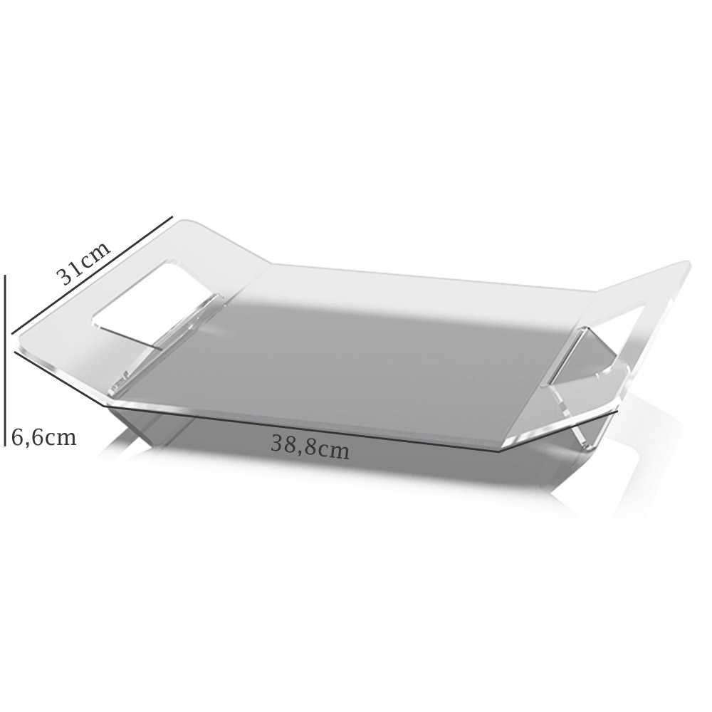 Bandeja Grande Luxo em Acrílico Bandeja Grande Luxo em Acrílico