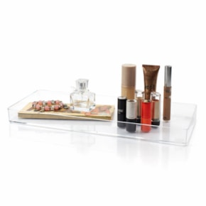 Bandeja Organizadora Multiuso em Acrílico Transparente