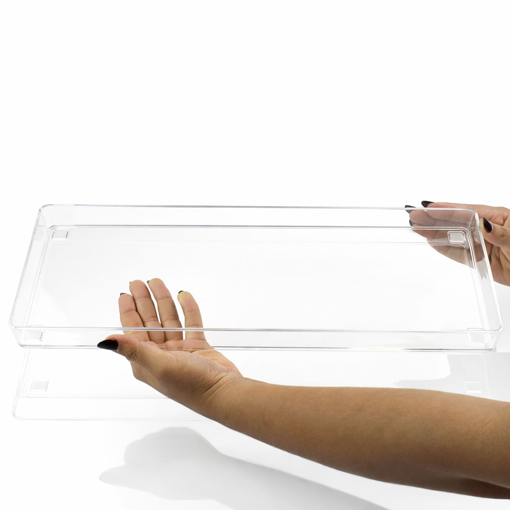Bandeja Organizadora Multiuso em Acrílico Transparente