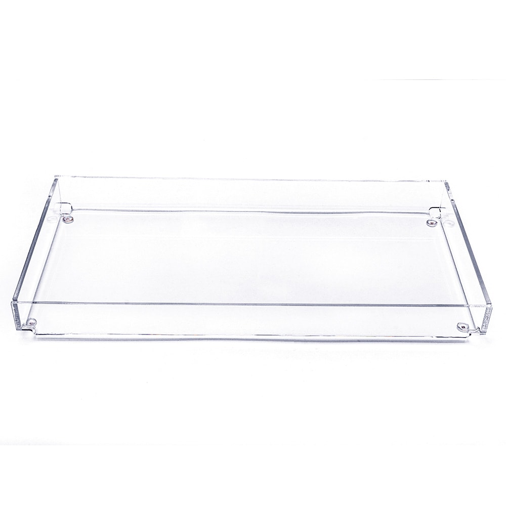 Bandeja Retangular em Acrílico Transparente Bandeja Retangular em Acrílico Transparente