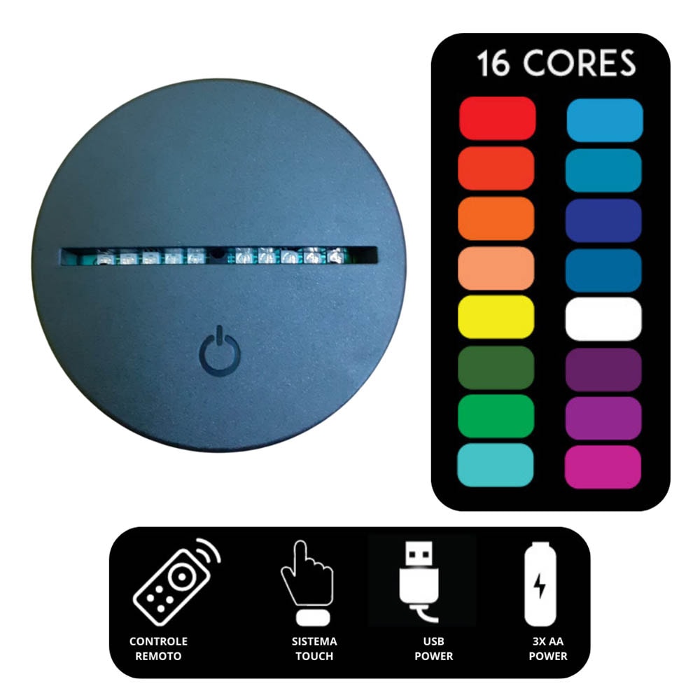 Base para Luminária de Led