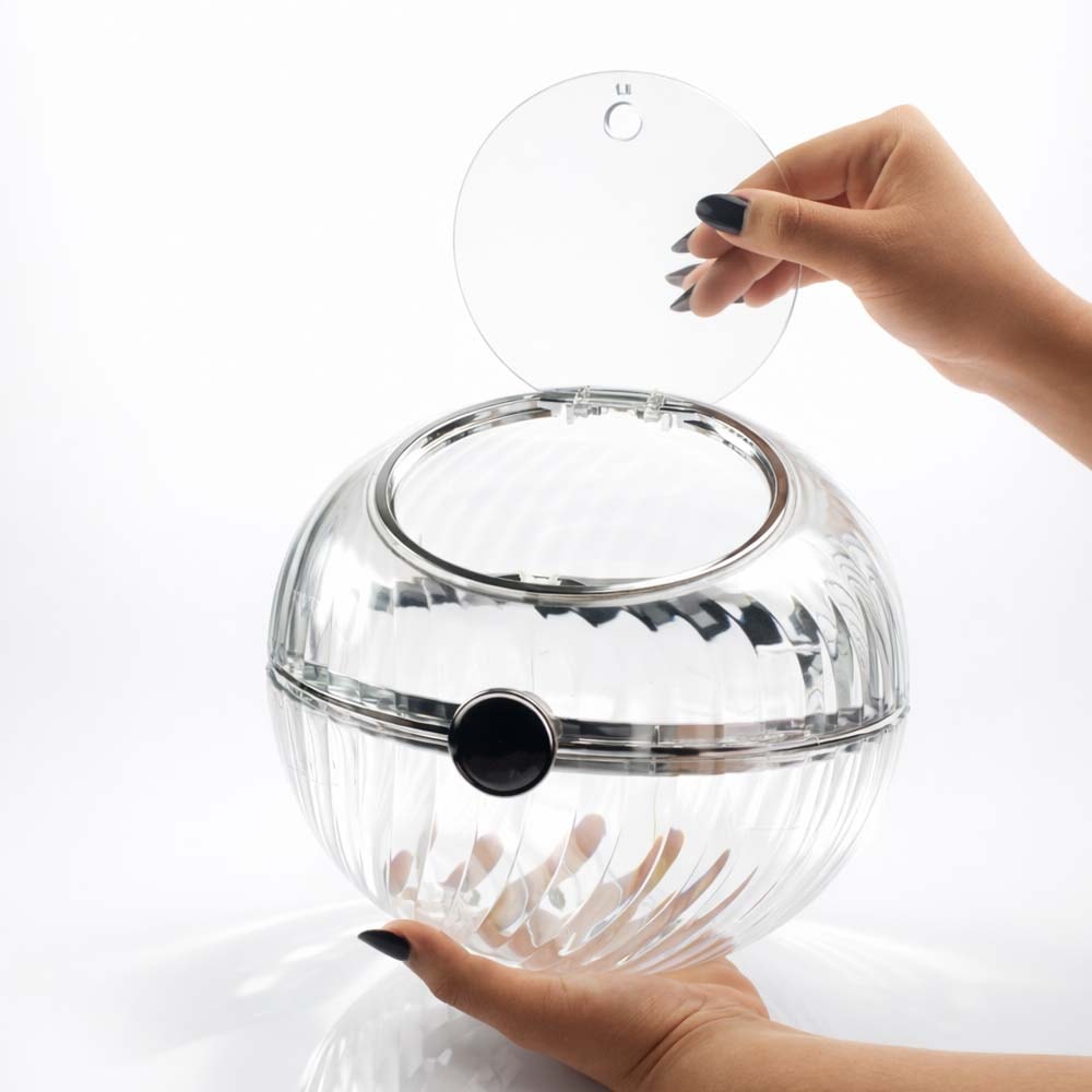 Bomboniere em Acrílico Redonda com Tampa