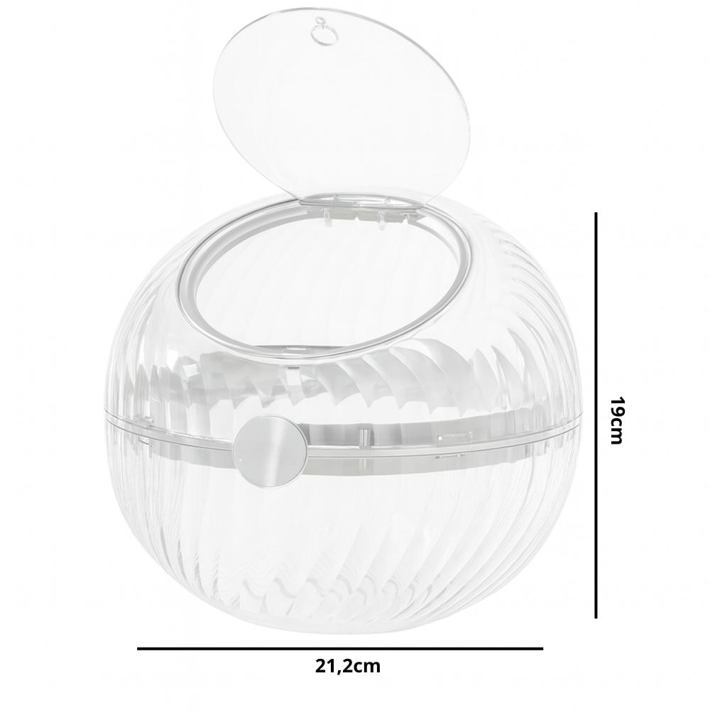 Bomboniere em Acrílico Redonda com Tampa Bomboniere em Acrílico Redonda com Tampa