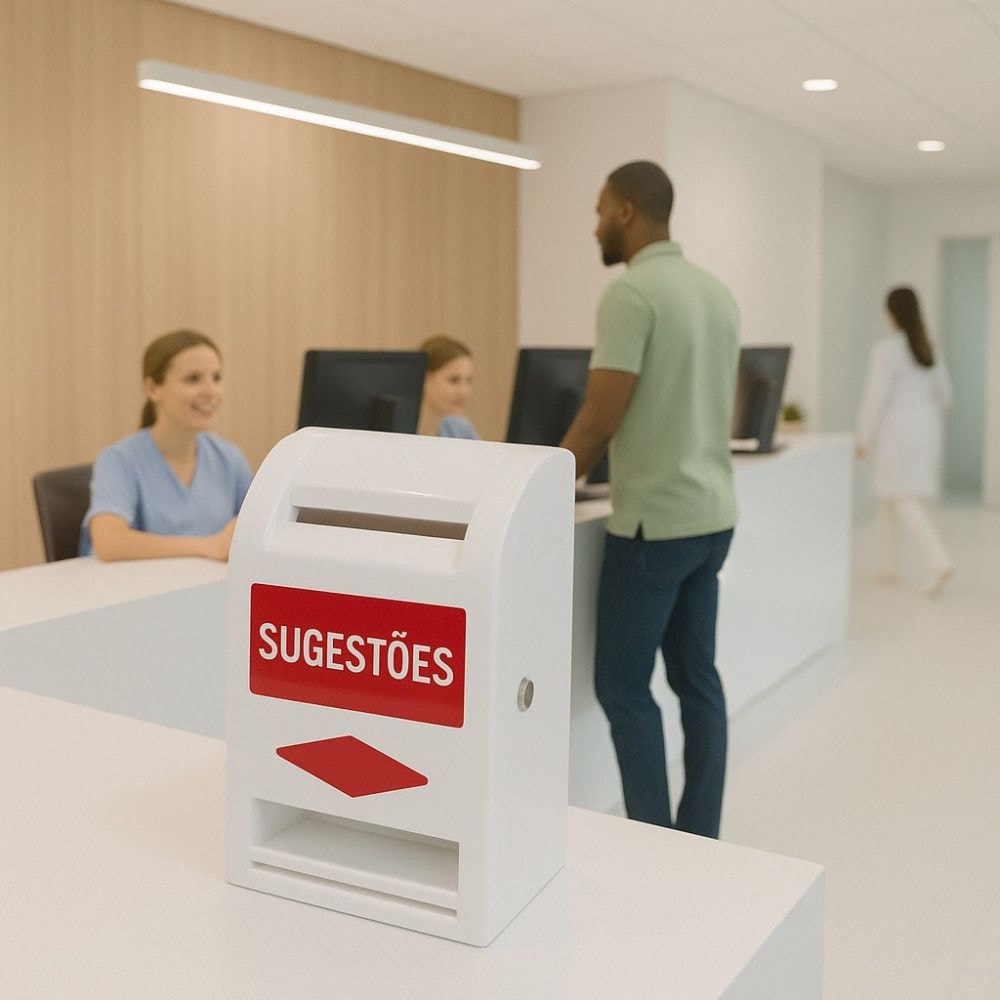 Caixa de Sugestões com Display Caixa de Sugestões com Display
