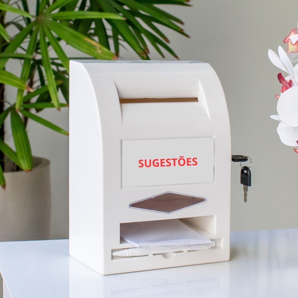 Caixa de Sugestões com Display Caixa de Sugestões com Display