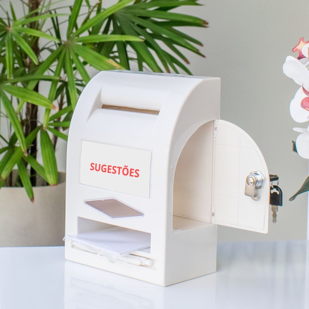 Caixa de Sugestões com Display Caixa de Sugestões com Display