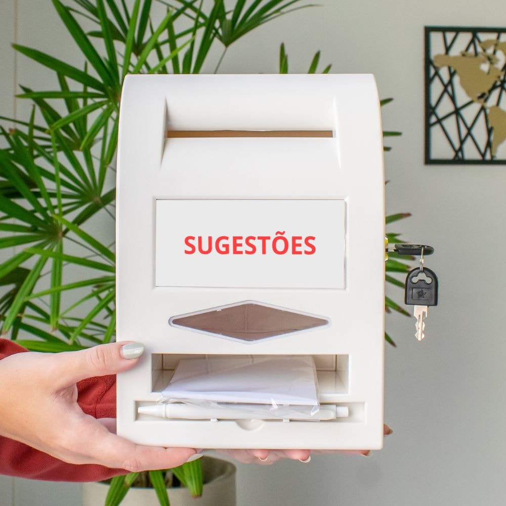 Caixa de Sugestões com Display Caixa de Sugestões com Display