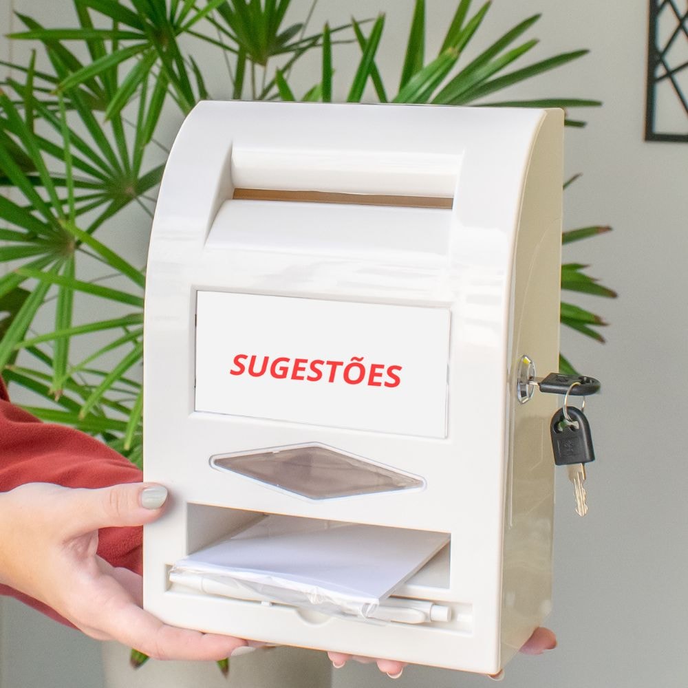 Caixa de Sugestões com Display Caixa de Sugestões com Display