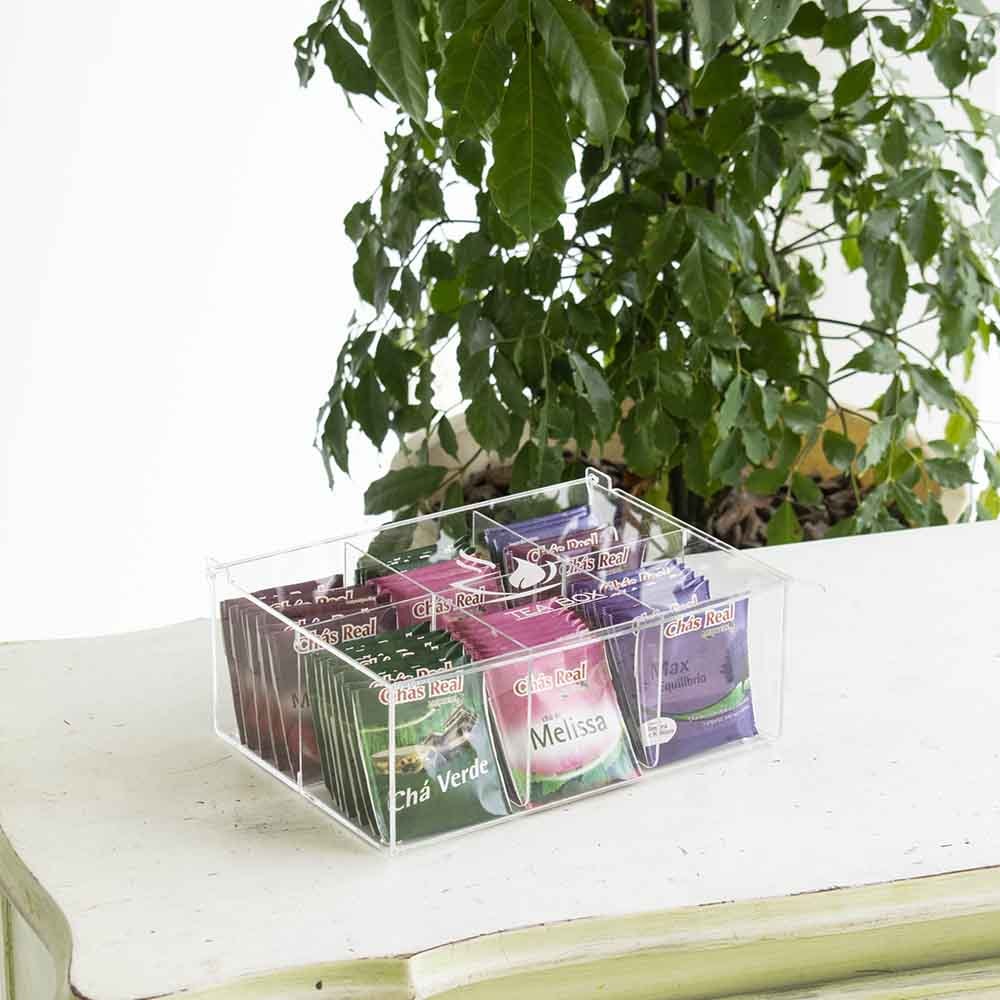 Caixa em Acrílico para Chá Caixa em Acrílico para Chá