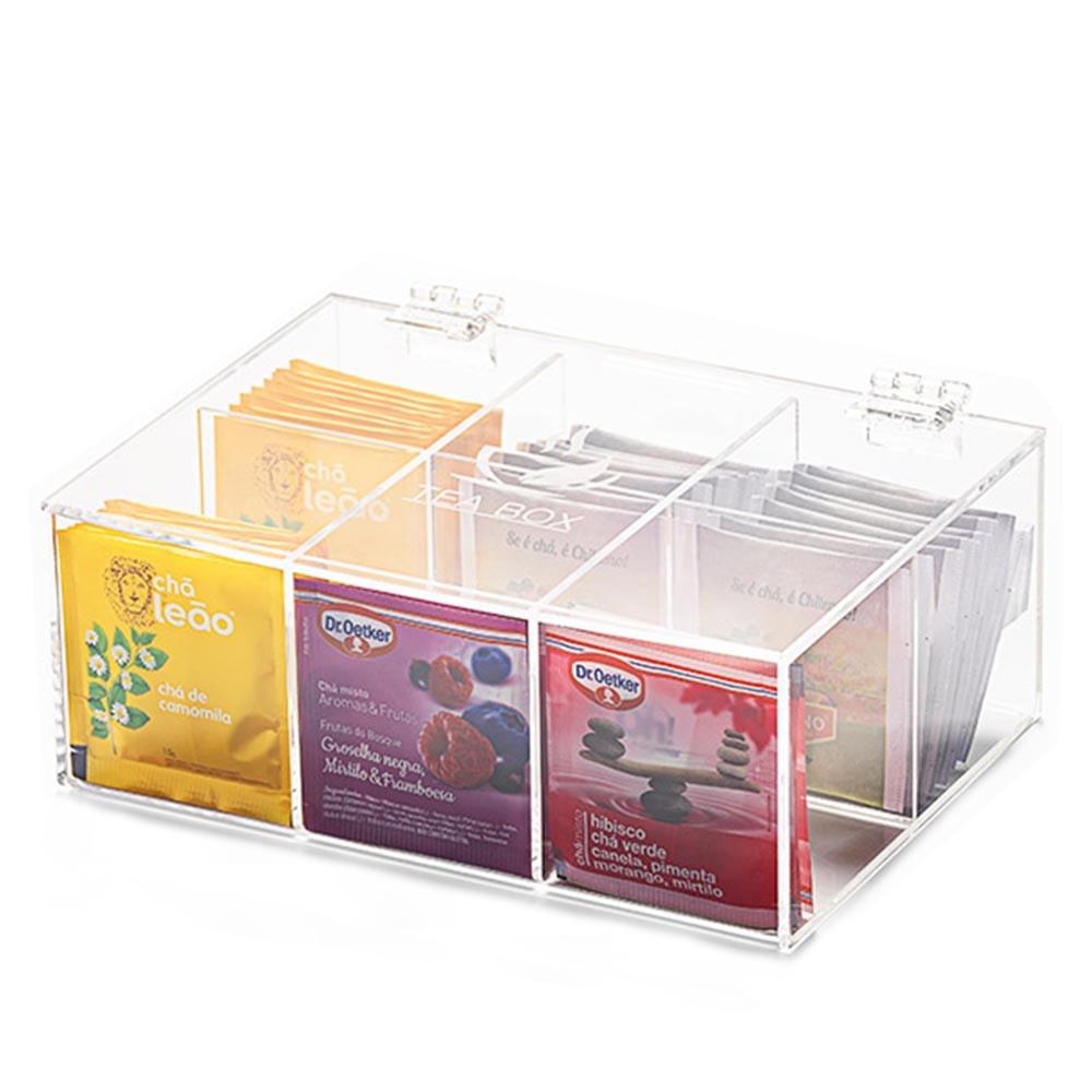 Caixa em Acrílico para Chá Caixa em Acrílico para Chá