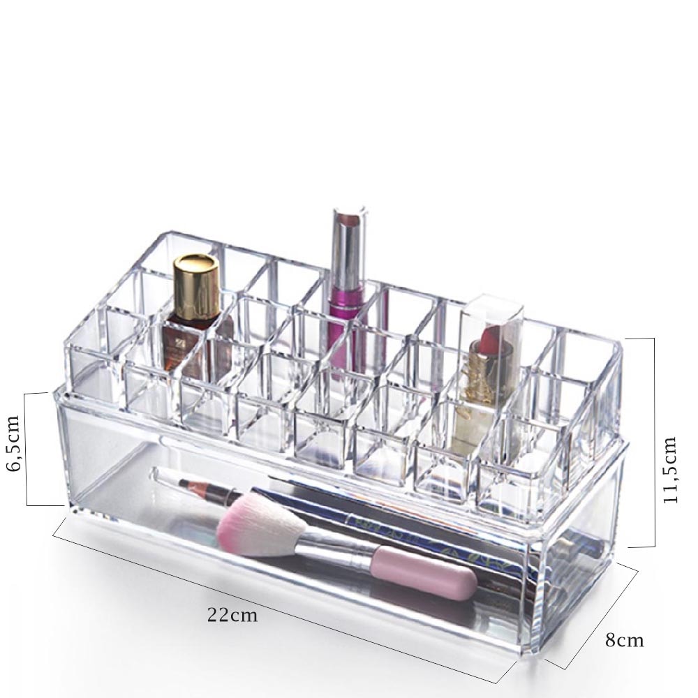 Caixa Organizadora com Porta Batom Caixa Organizadora com Porta Batom