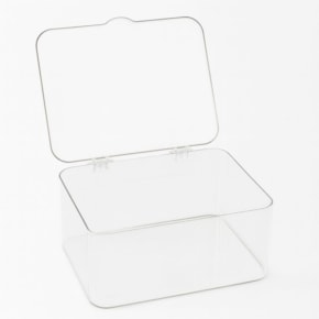 Caixa Organizadora de Cosméticos em Acrílico com Tampa