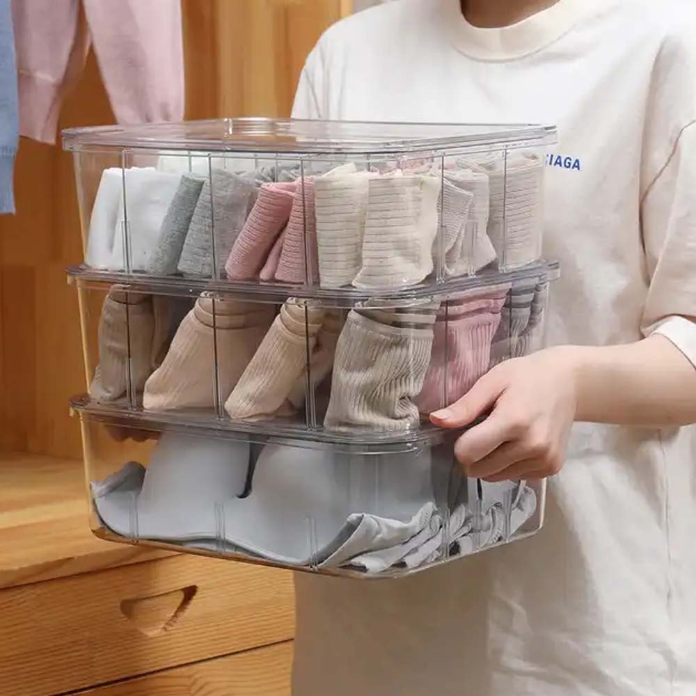 Caixa Organizadora em Acrílico com 12 Divisórias Caixa Organizadora em Acrílico com 12 Divisórias