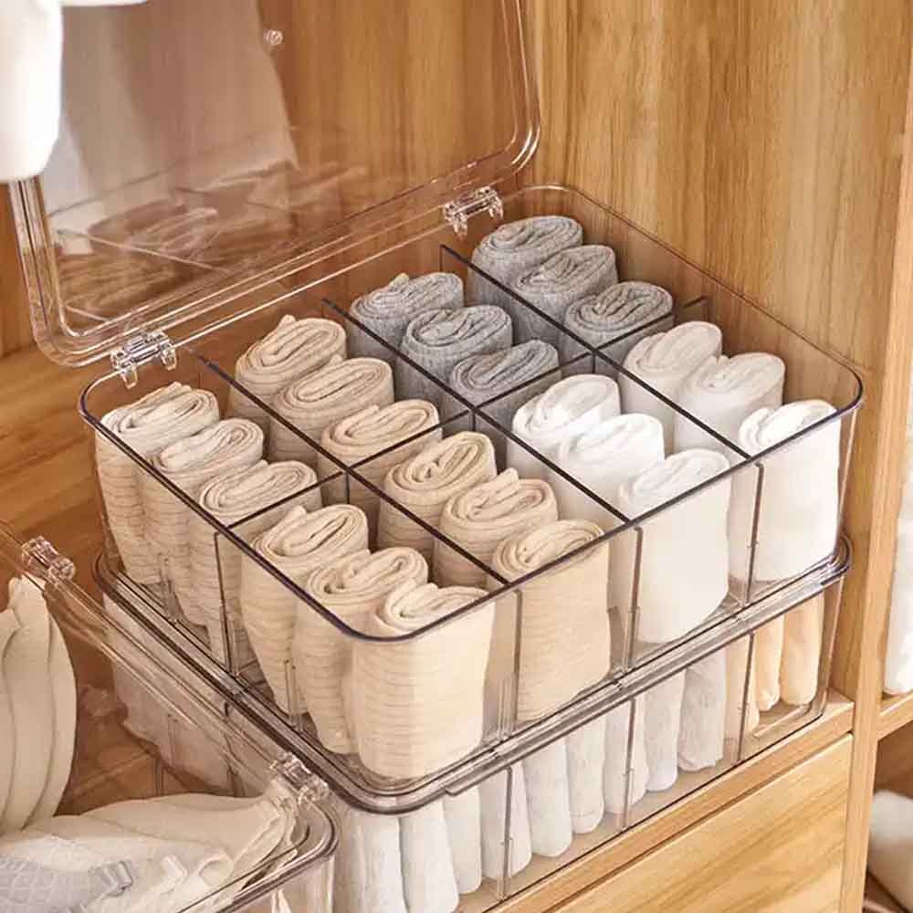 Caixa Organizadora em Acrílico com 12 Divisórias Caixa Organizadora em Acrílico com 12 Divisórias