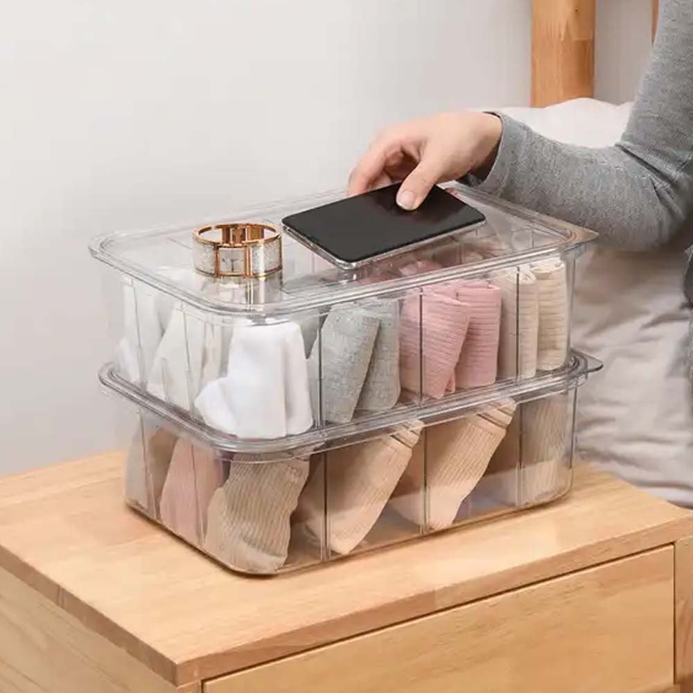 Caixa Organizadora em Acrílico com 12 Divisórias Caixa Organizadora em Acrílico com 12 Divisórias