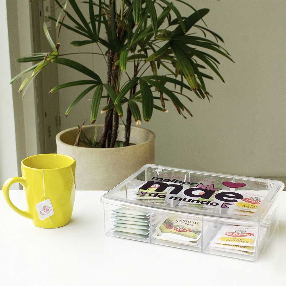 Caixa Organizadora em Acrílico Para Mãe Caixa Organizadora em Acrílico Para Mãe