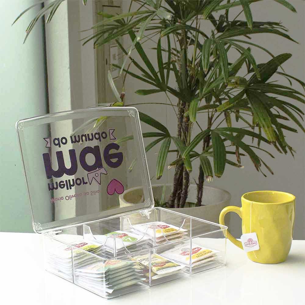 Caixa Organizadora em Acrílico Para Mãe Caixa Organizadora em Acrílico Para Mãe