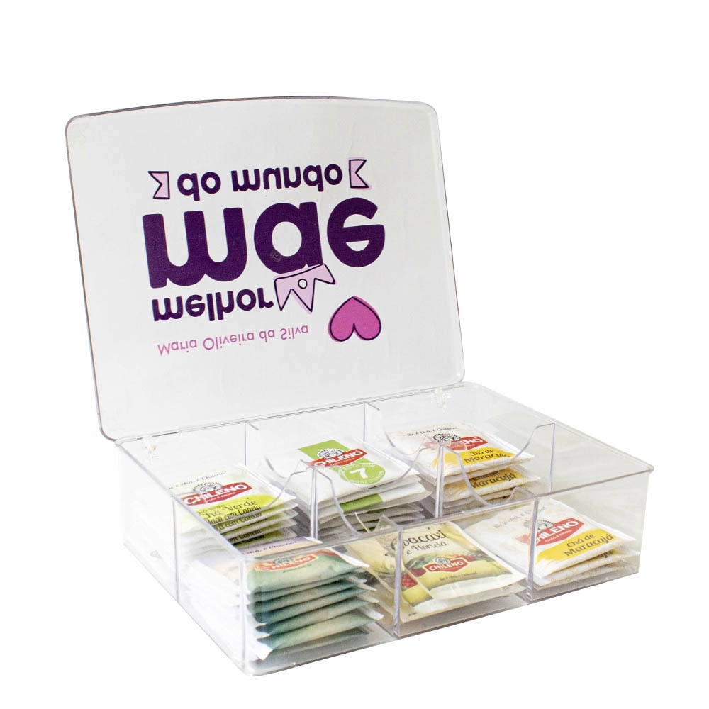 Caixa Organizadora em Acrílico Para Mãe Caixa Organizadora em Acrílico Para Mãe