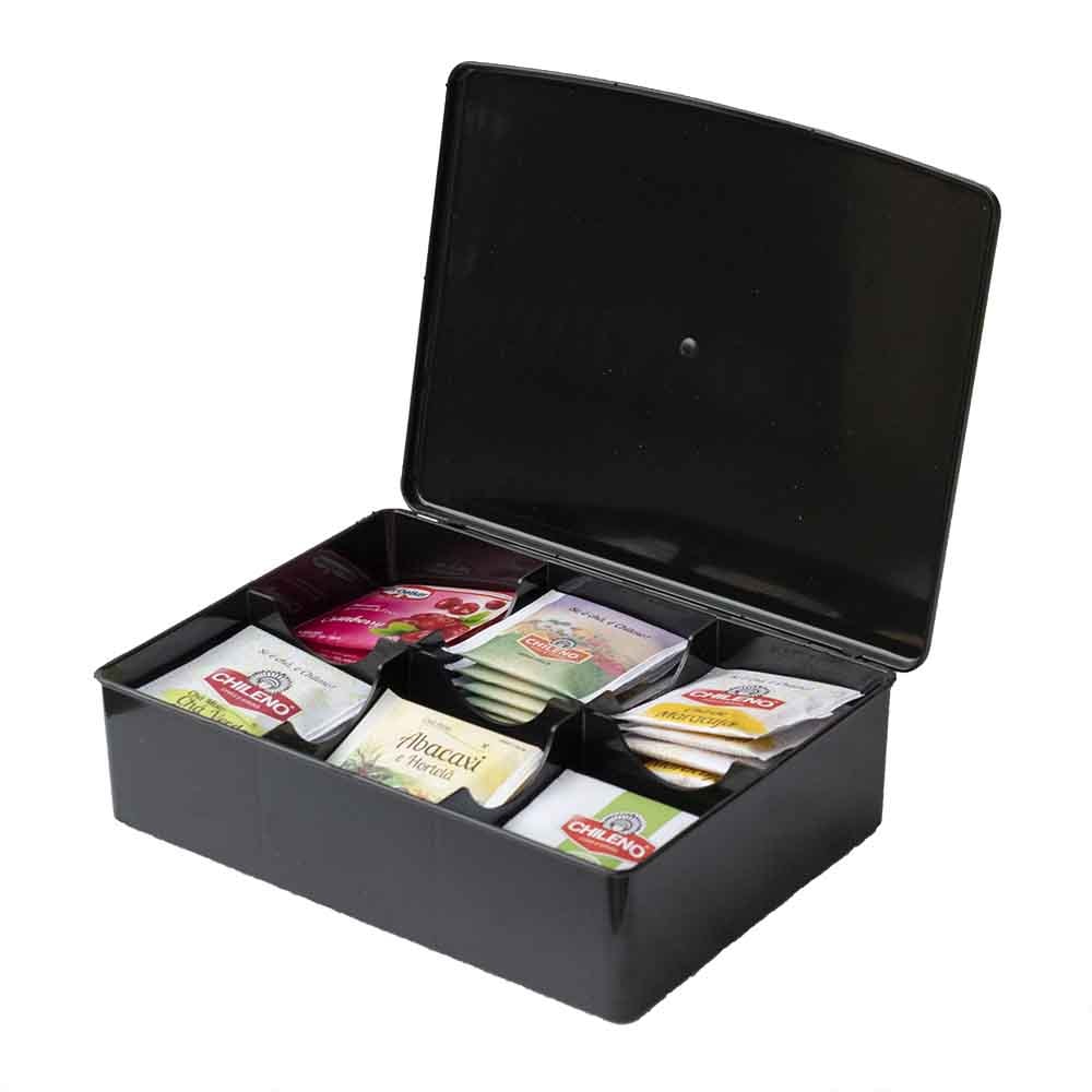 Caixa para Chá Black Piano Caixa para Chá Black Piano