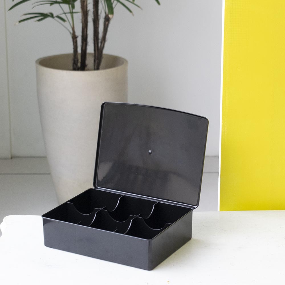 Caixa para Chá Black Piano Caixa para Chá Black Piano