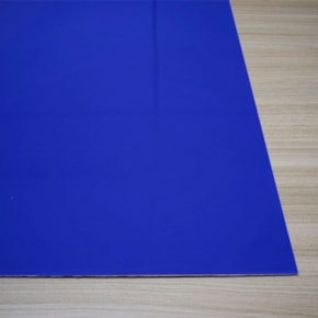 Chapa ABS Dupla Camada Azul/Branco - 610x300x1.5mm