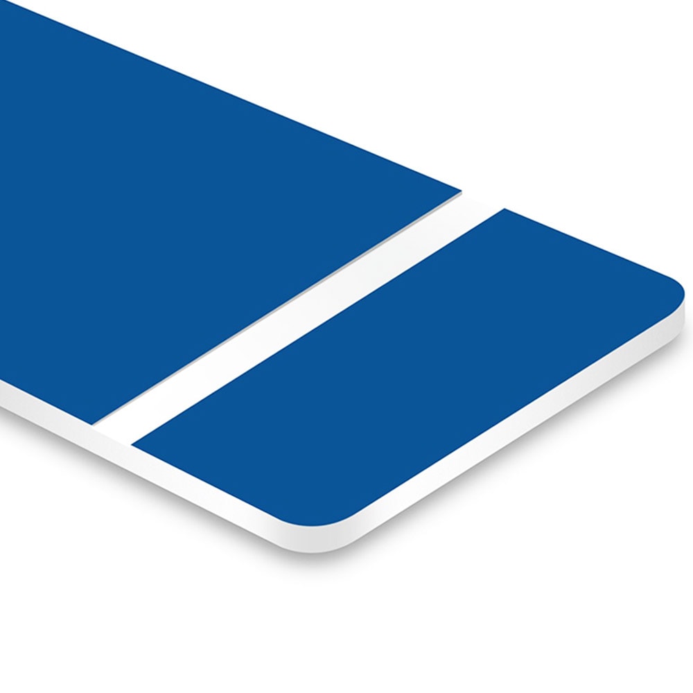 Chapa ABS Dupla Camada Azul/Branco - 610x400x1.5mm Chapa ABS Dupla Camada Azul/Branco - 610x400x1.5mm