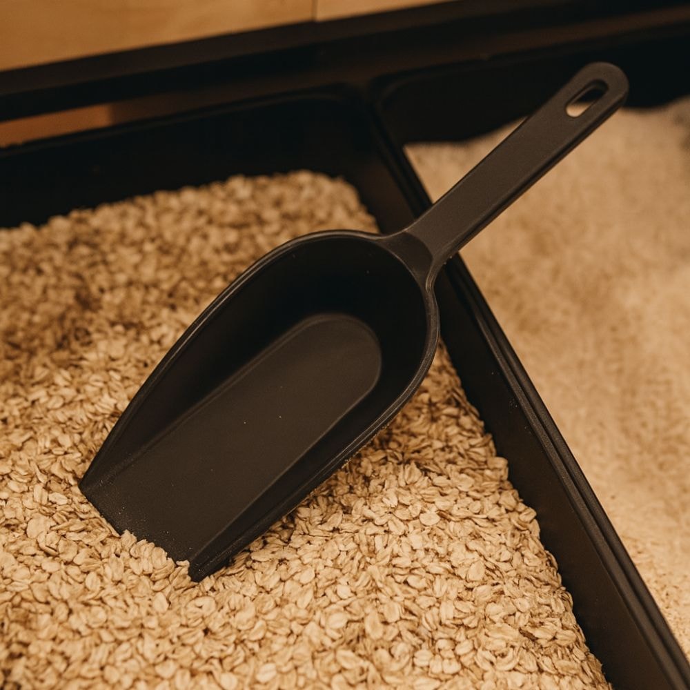 Colher em Acrílico Preto para Produtos à Granel Colher em Acrílico Preto para Produtos à Granel
