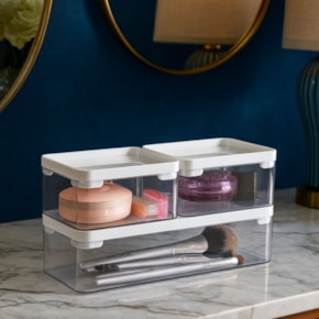 Conjunto de Organizadores para Maquiagem e Cosméticos