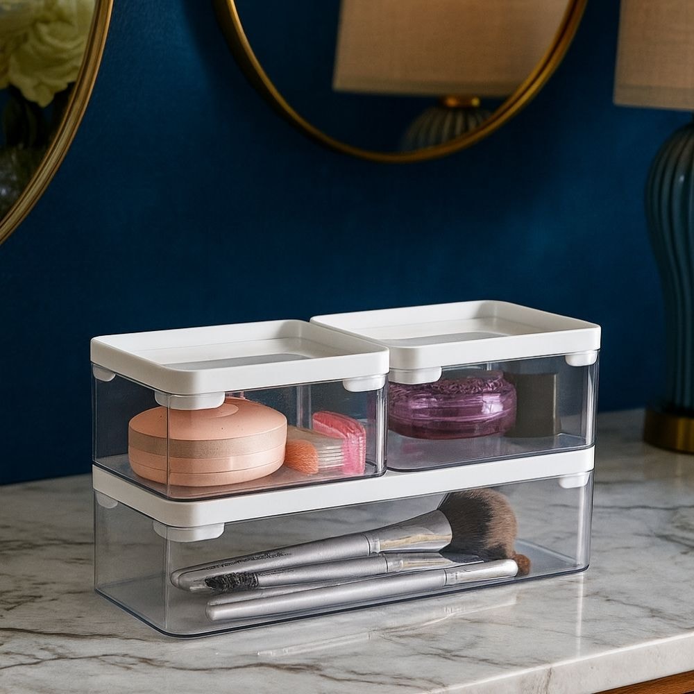 Conjunto de Organizadores para Maquiagem e Cosméticos Conjunto de Organizadores para Maquiagem e Cosméticos