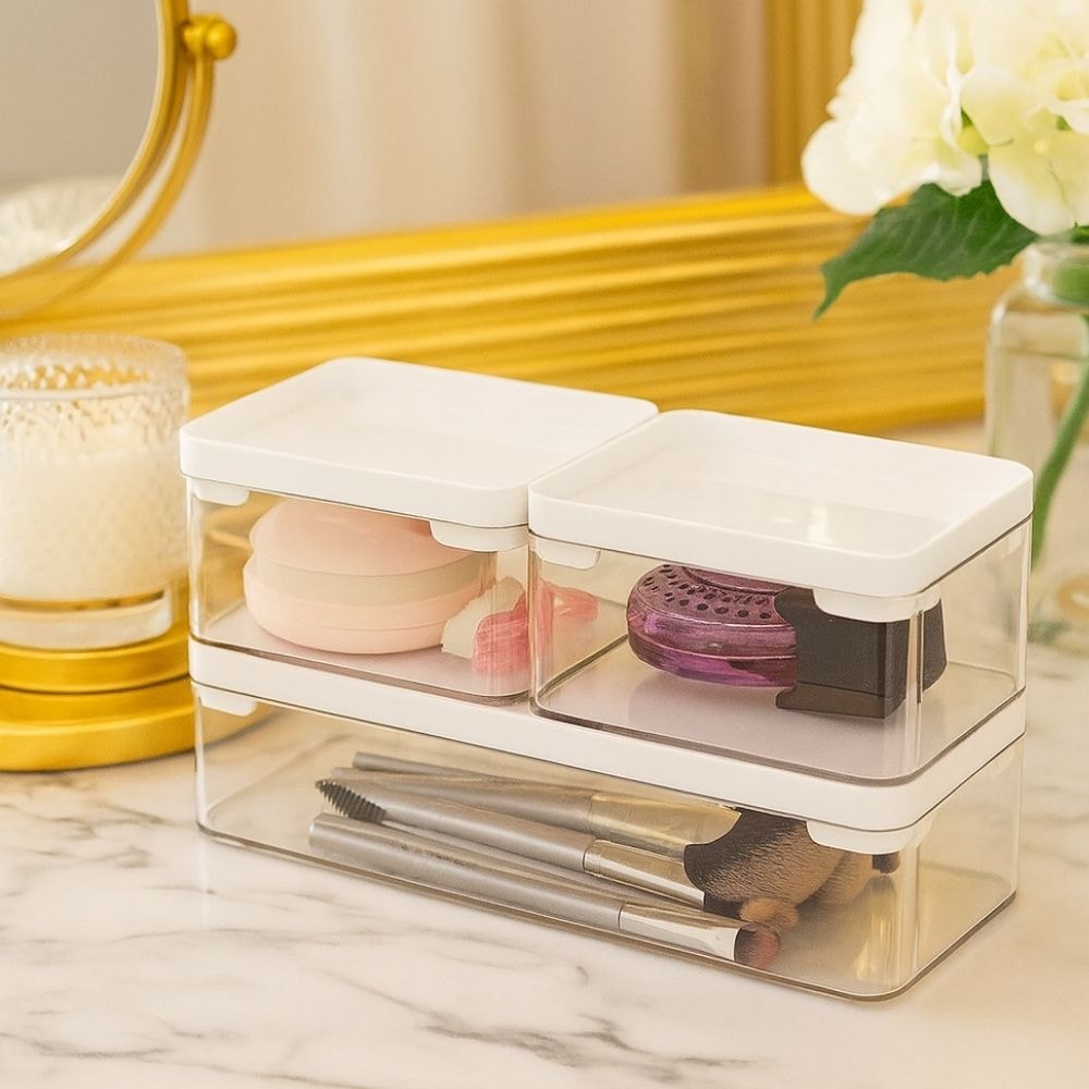 Conjunto de Organizadores para Maquiagem e Cosméticos