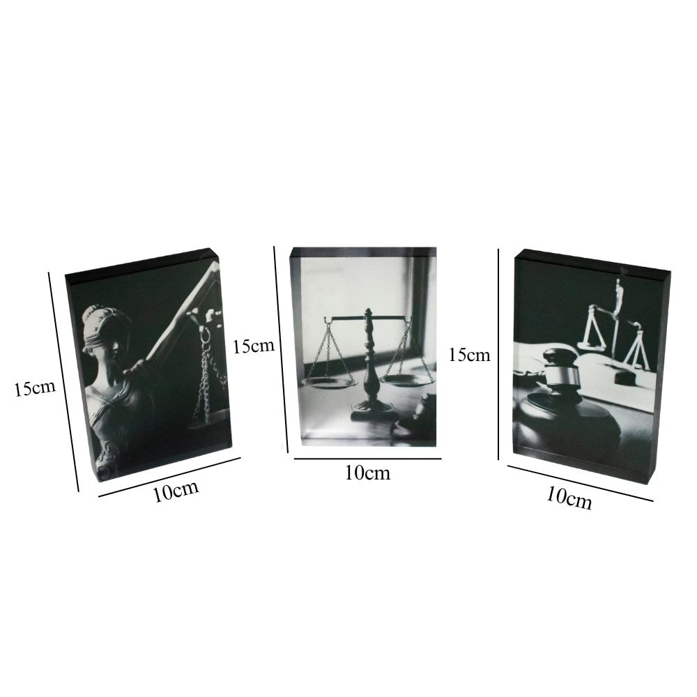 Conjunto Placas Decorativas Escritório Tríade Advocacia & Direito Conjunto Placas Decorativas Escritório Tríade Advocacia & Direito