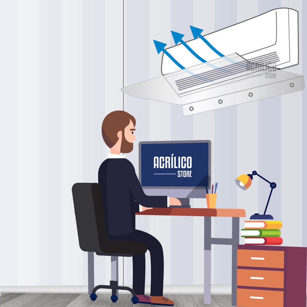 Defletor para Ar Condicionado Split 22 à 24.000BTUS Defletor para Ar Condicionado Split 22 à 24.000BTUS