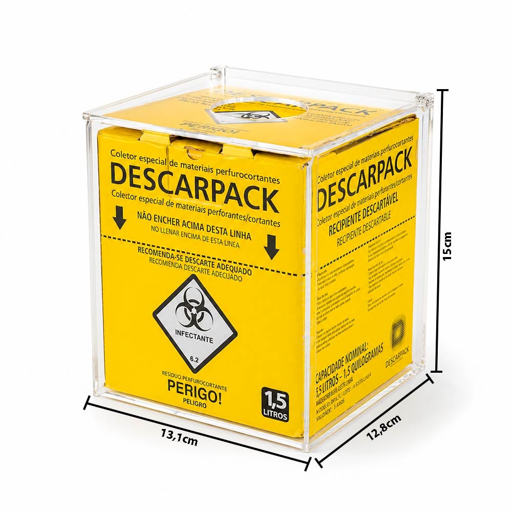 Dispenser Caixa Coletora para Descarpack 1.5 Litros