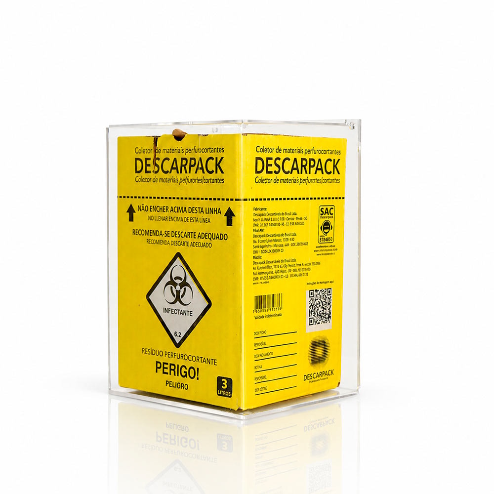 Dispenser Caixa Coletora para Descarpack 3 Litros