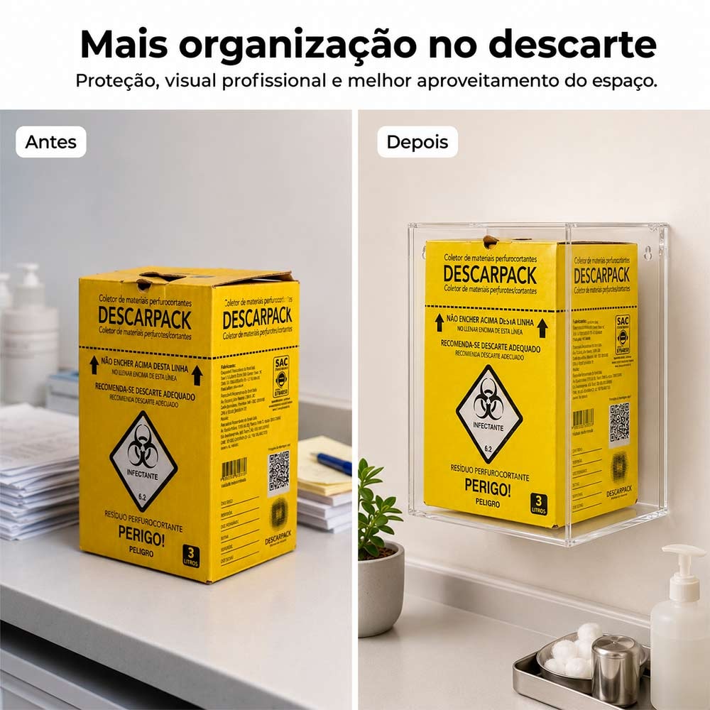 Dispenser Caixa Coletora para Descarpack 3 Litros