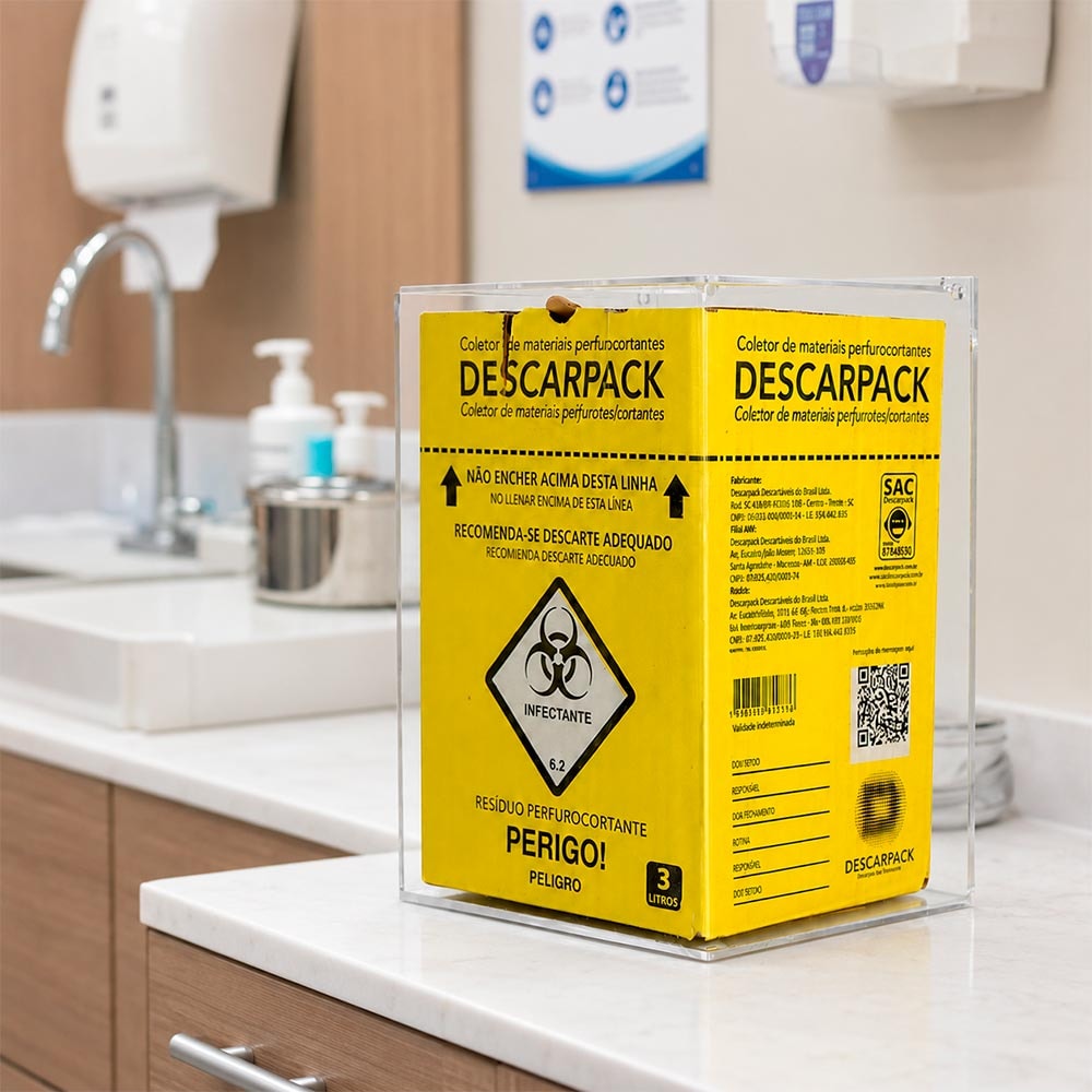 Dispenser Caixa Coletora para Descarpack 3 Litros