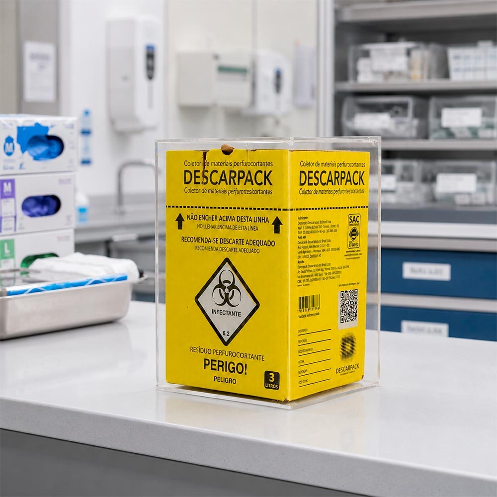 Dispenser Caixa Coletora para Descarpack 3 Litros