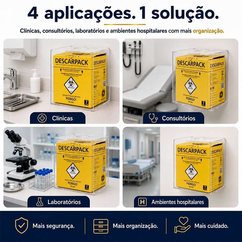 Dispenser Caixa Coletora para Descarpack 7 Litros