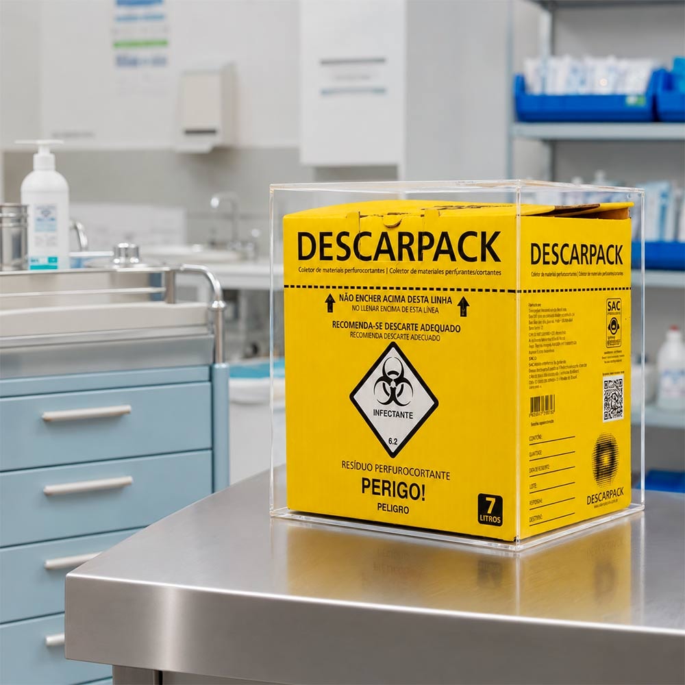 Dispenser Caixa Coletora para Descarpack 7 Litros