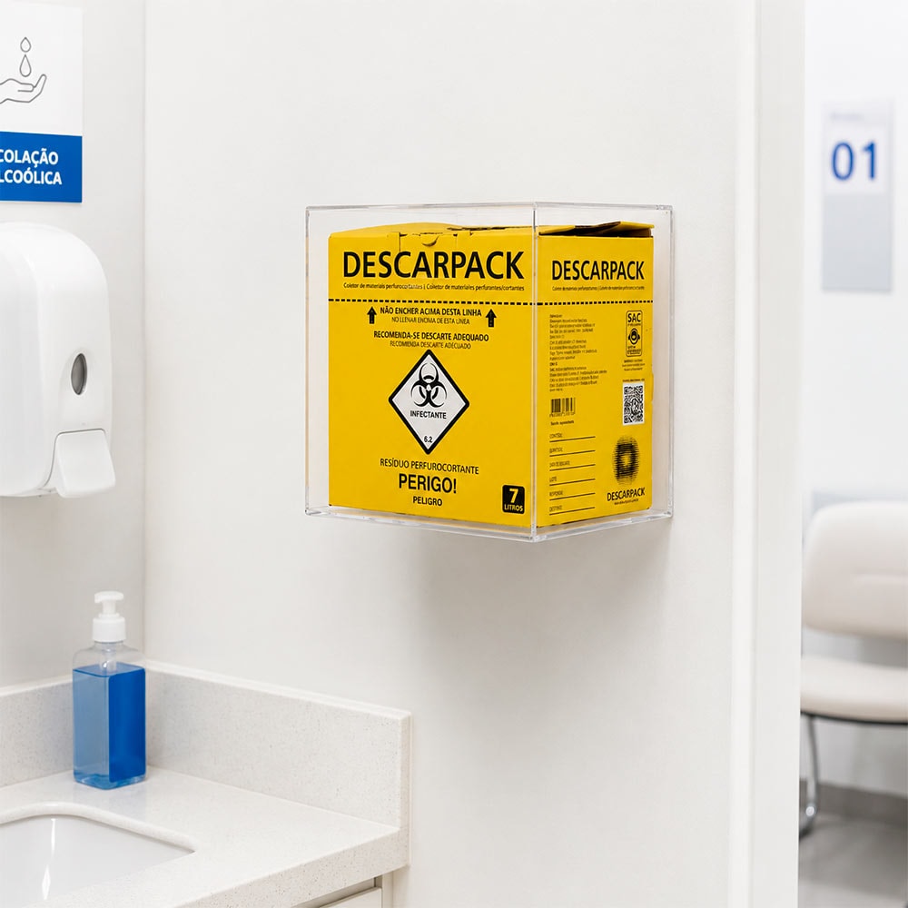 Dispenser Caixa Coletora para Descarpack 7 Litros