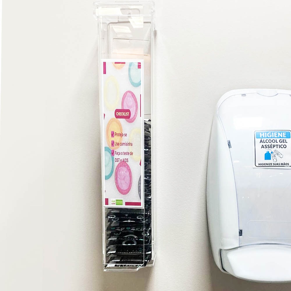 Dispenser de Preservativo Masculino - Individual Dispenser de Preservativo Masculino - Individual