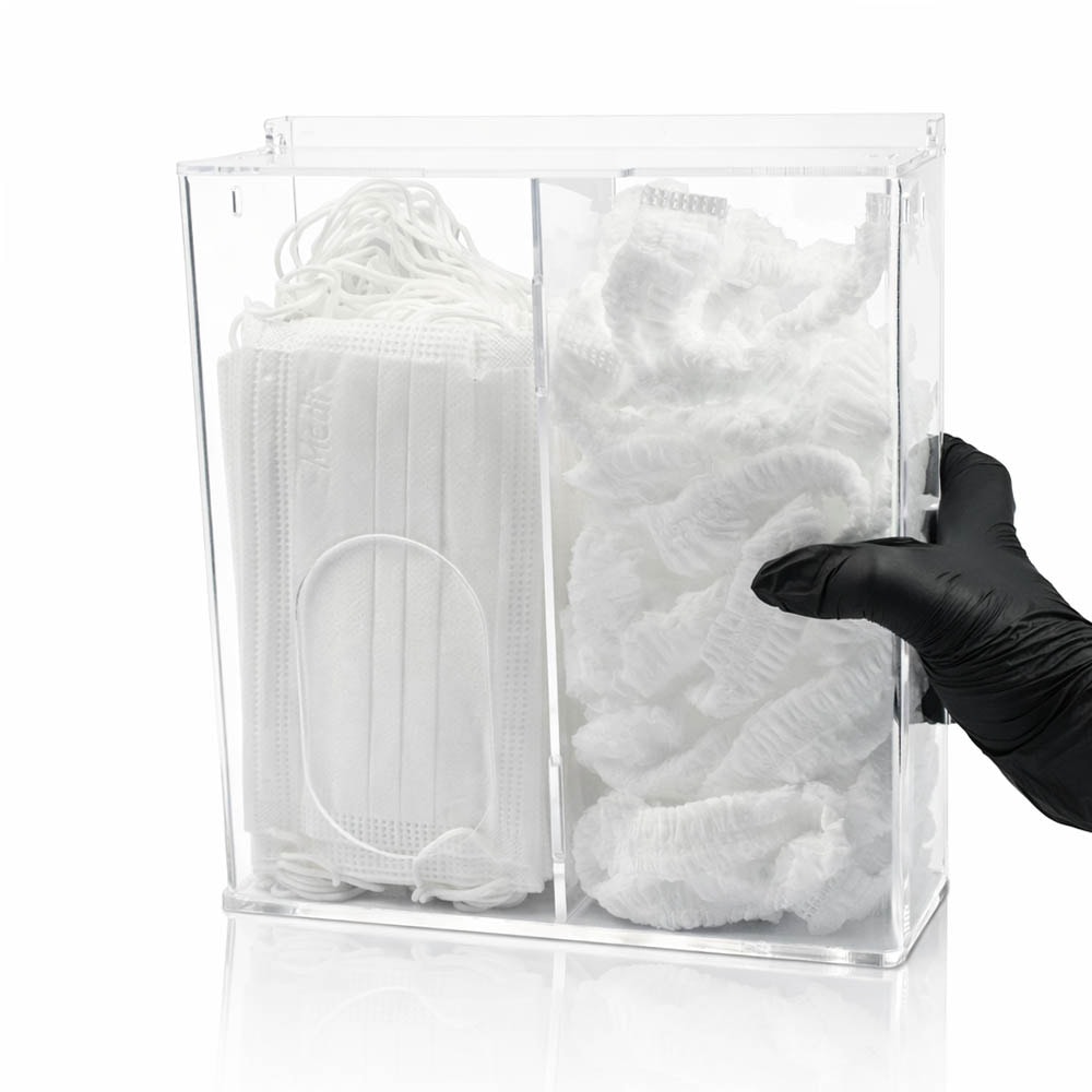 Dispenser Duplo de Máscaras e Toucas