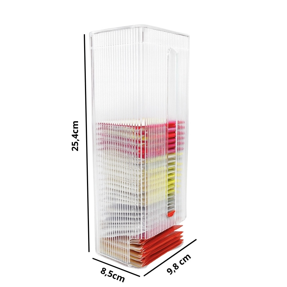 Dispenser Multiuso em Acrílico Lines Dispenser Multiuso em Acrílico Lines