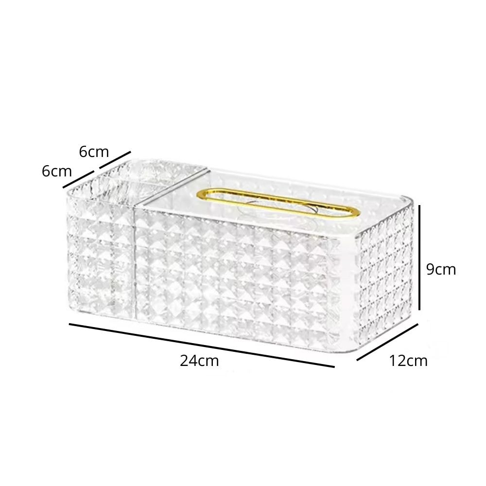 Dispenser Porta Lenço em Acrílico Diamond Dispenser Porta Lenço em Acrílico Diamond