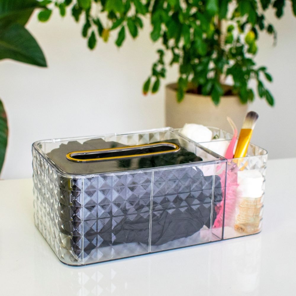 Dispenser Porta Lenço em Acrílico Diamond Dispenser Porta Lenço em Acrílico Diamond