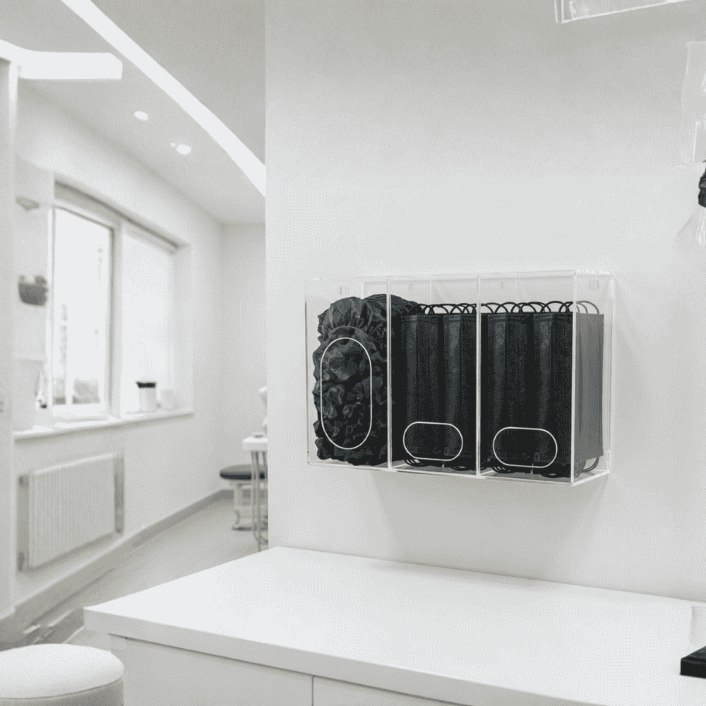 Dispenser Triplo Para Luvas e Touca