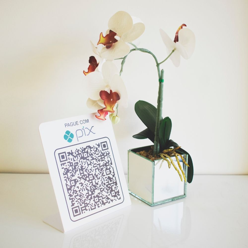 Display de Mesa Qr Code Pix