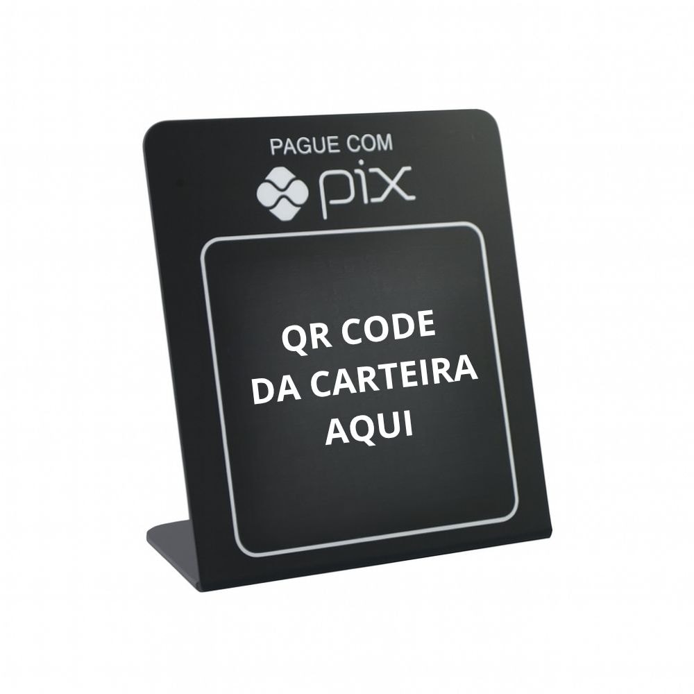 Display de Mesa Qr Code Pix